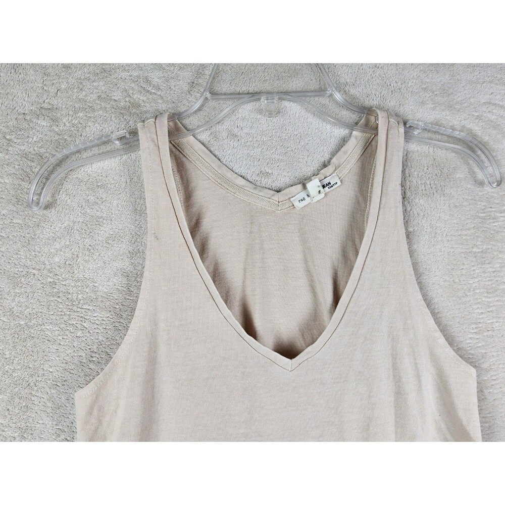 Rag & Bone Jean Women's Sleeveless V Neck Cropped Tank Top Size XXS - Picture 2 of 5